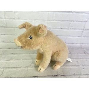 Vintage Thomas Boland & Co HANSA Pig Plush Stuffed Animal Toy 2000